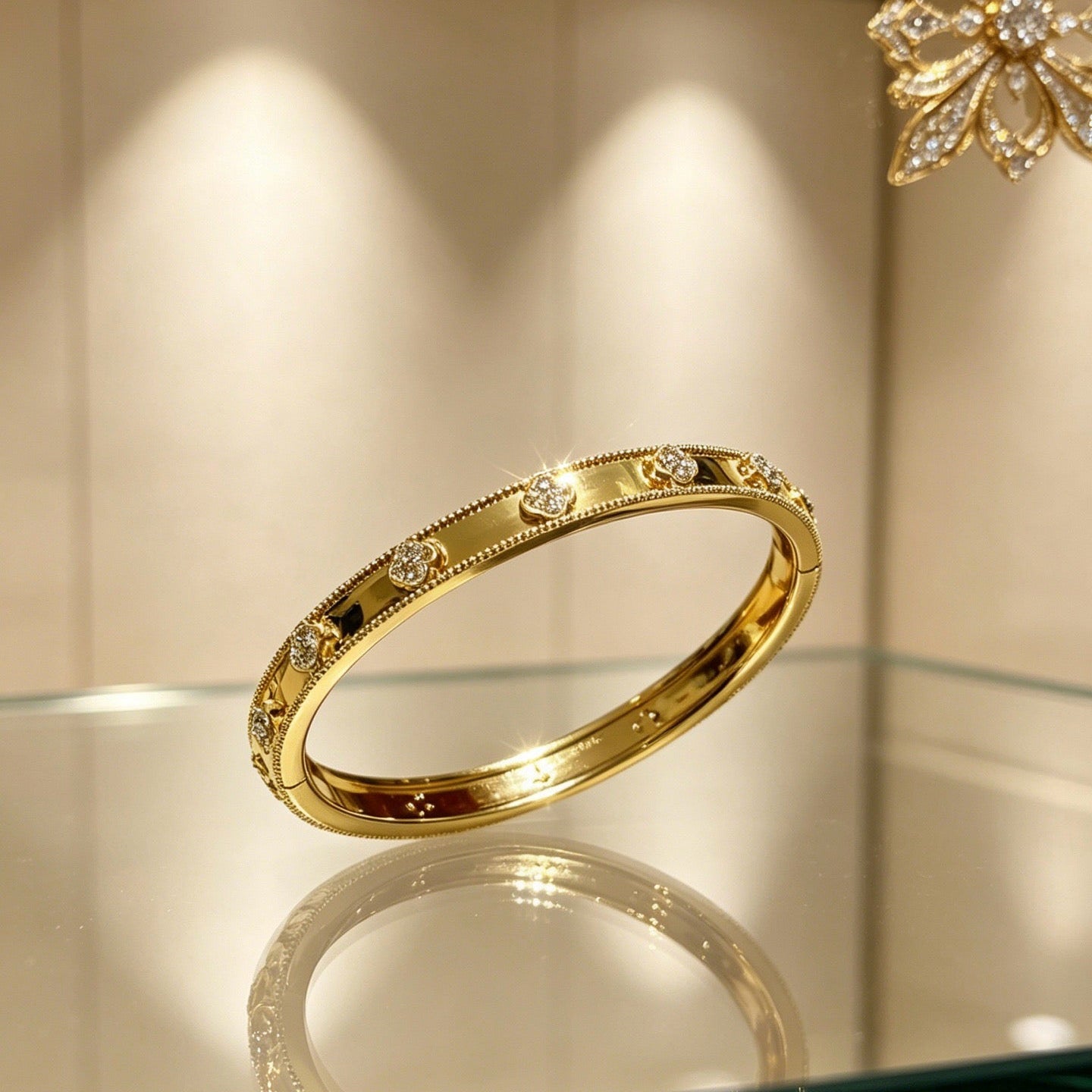 Van Cleef-style Clover Bracelet