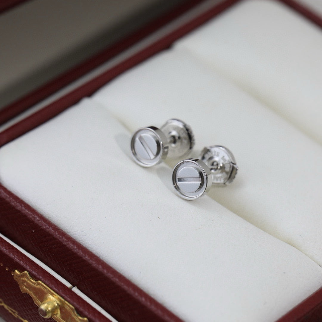 Cartier Screw-Style Stud Earrings