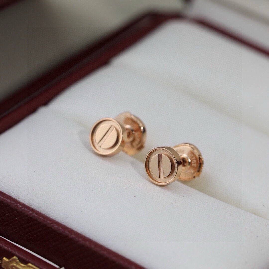 Cartier Screw-Style Stud Earrings