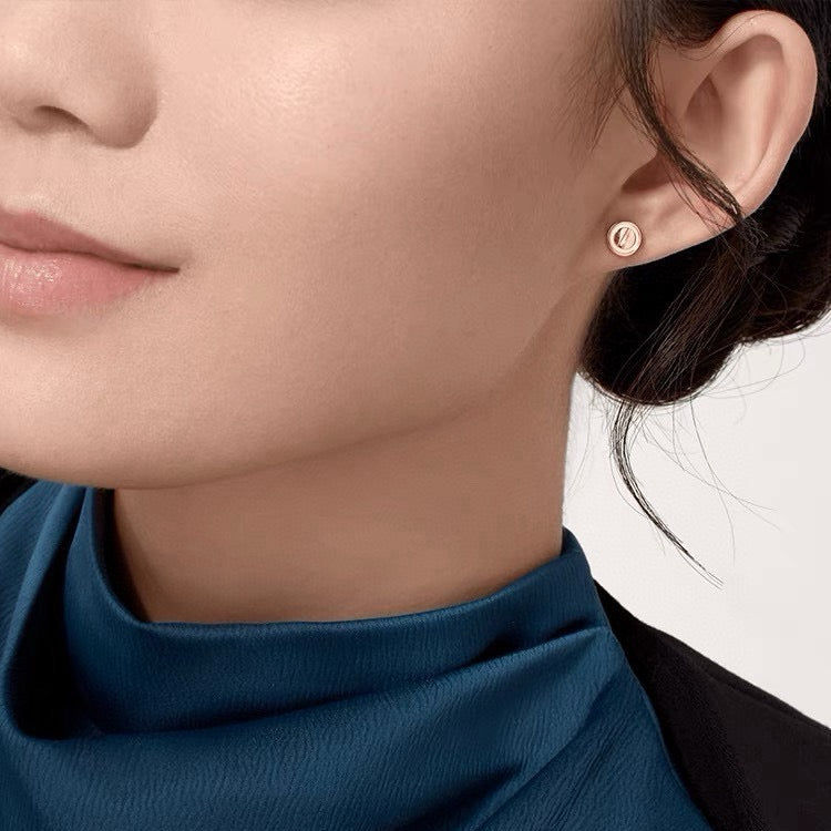 Cartier Screw-Style Stud Earrings