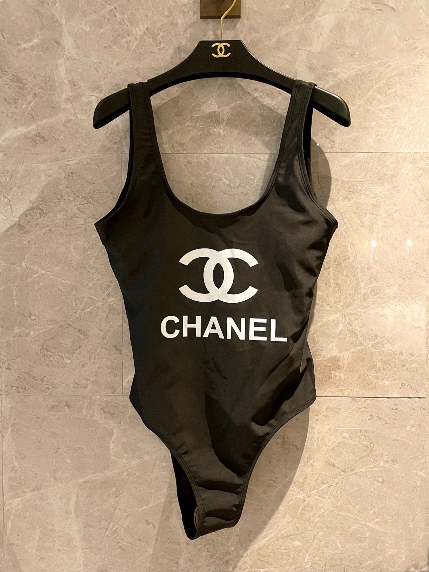 CC BIKINI SWIMSUIT SET IN BLACK 109092