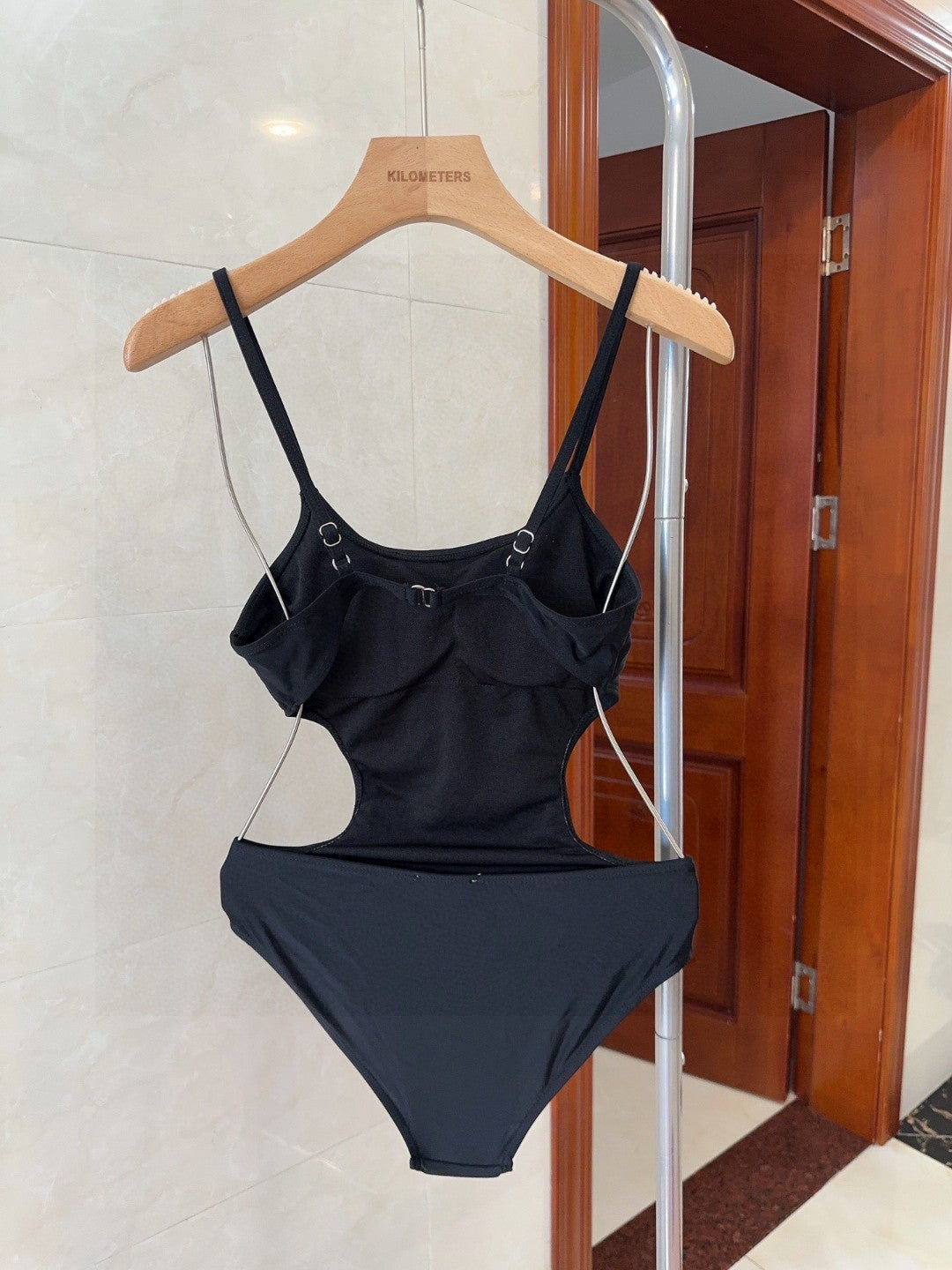 CELINE BIKINI 25S BODYSUIT IN BLACK 742672