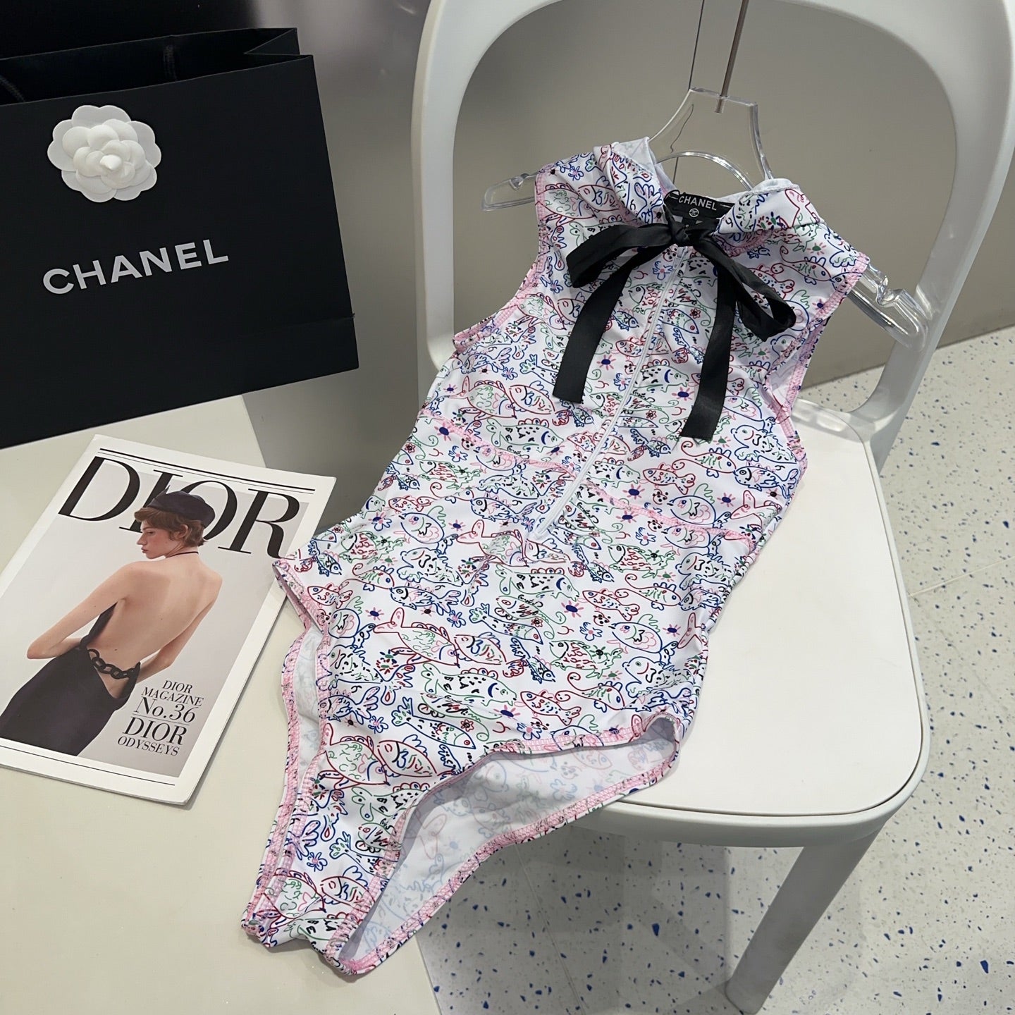 CHANEL BIKINI 25S BODYSUIT IN 744037