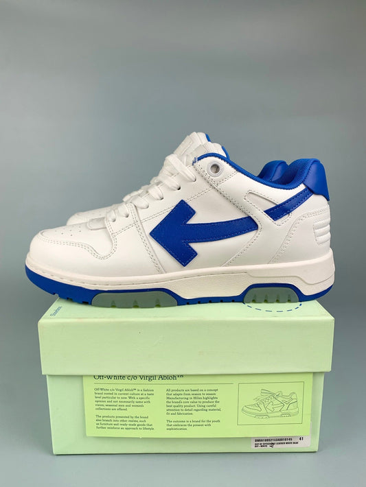 Off  White/Blue Sneakers (Runs half a size small)