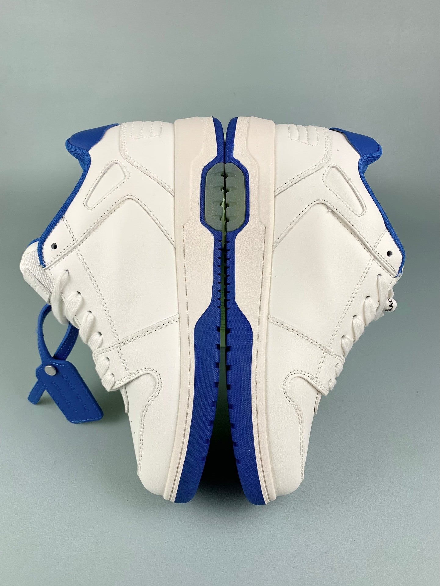 Off  White/Blue Sneakers (Runs half a size small)