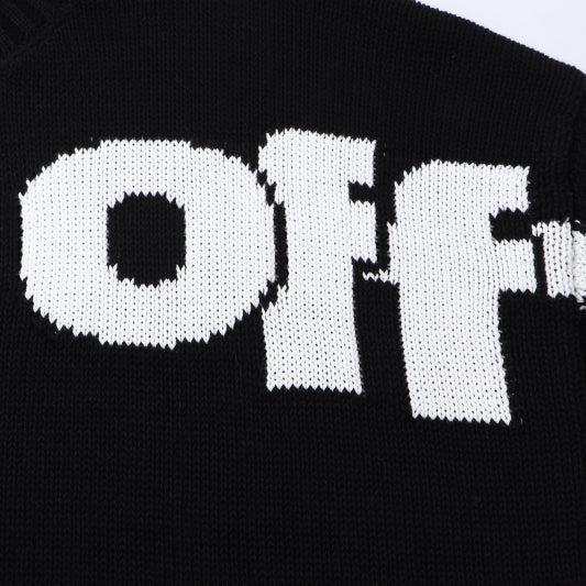 OFF-Whlte Intarsia Knit Sweater#8