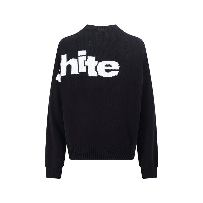 OFF-Whlte Intarsia Knit Sweater#8