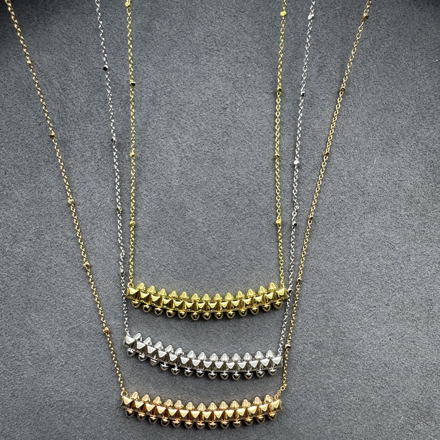 Cartier-style Bullet Necklace