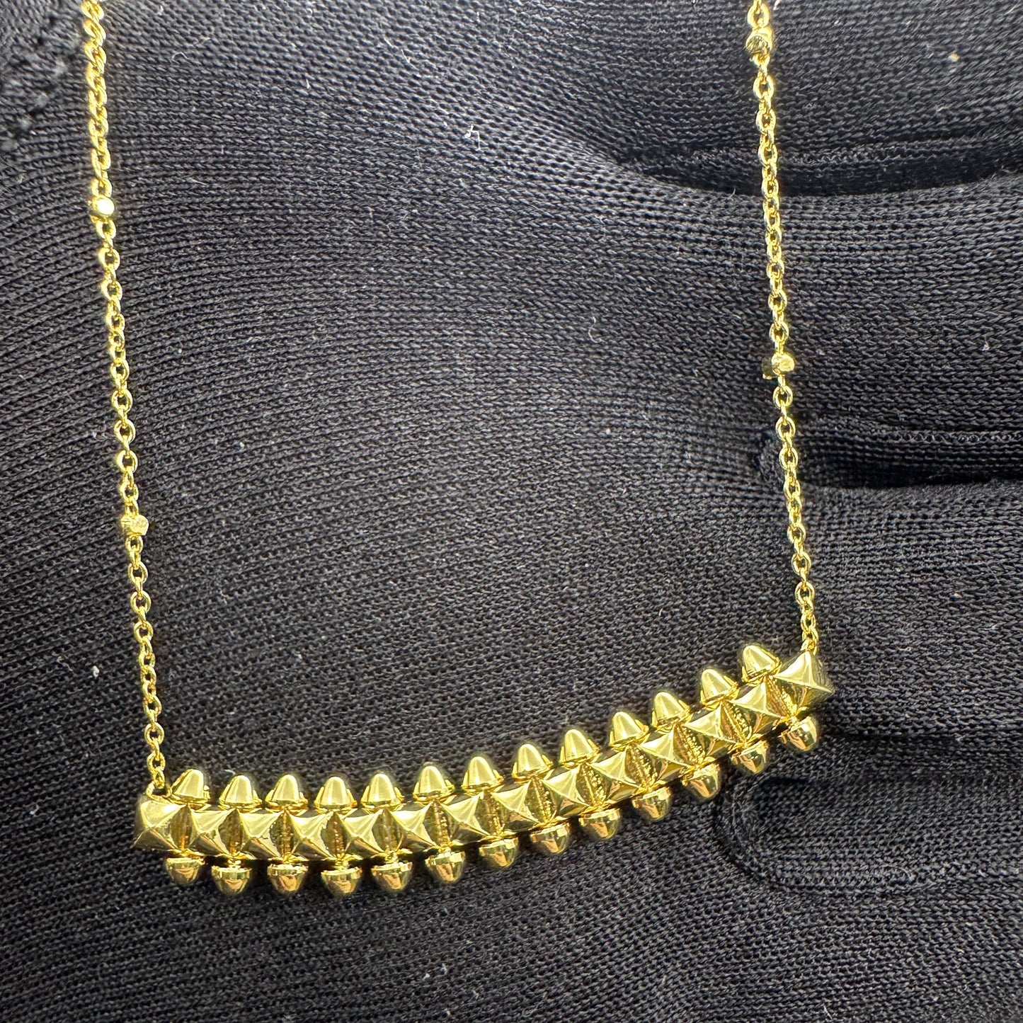 Cartier-style Bullet Necklace