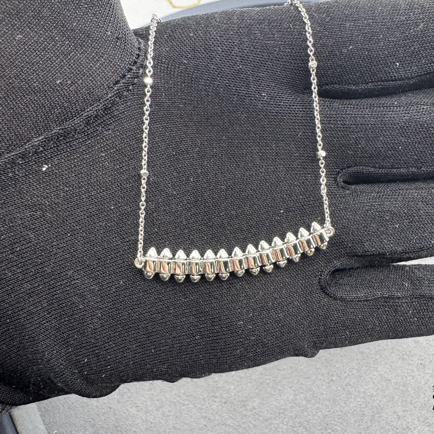 Cartier-style Bullet Necklace