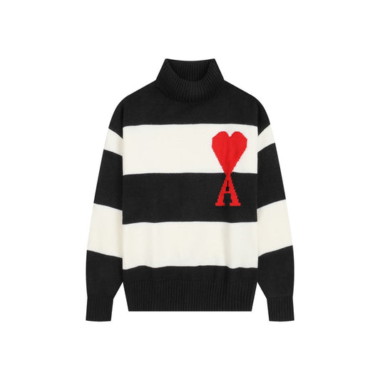 AMI PARIS Cotton and wool sweater
