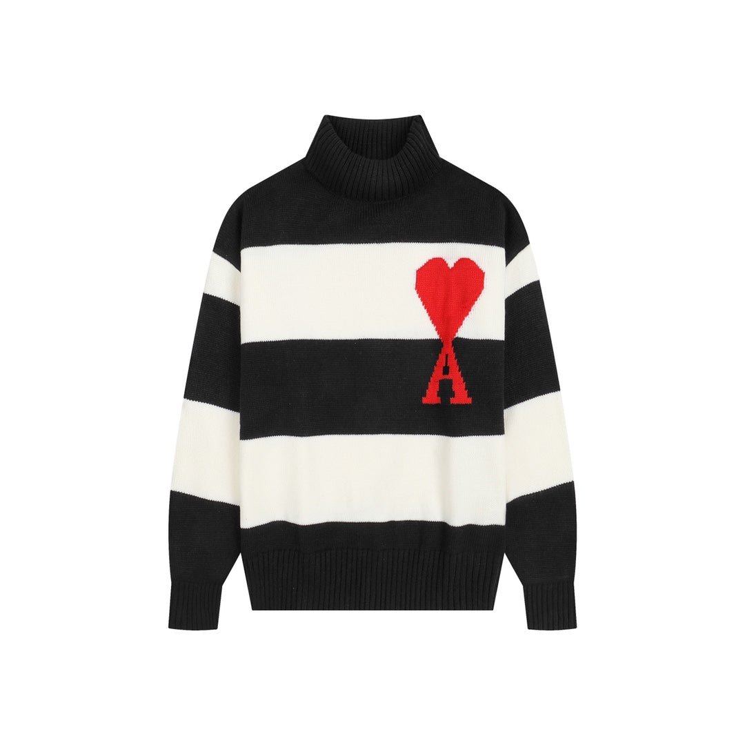 AMI PARIS Cotton and wool sweater