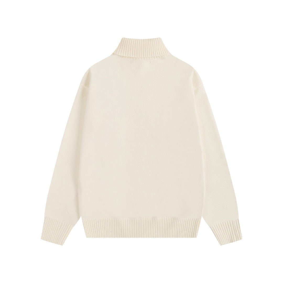 AMI PARIS Cotton and wool sweater