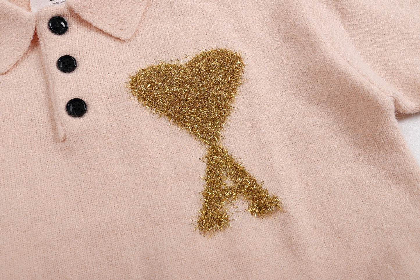 AMI PARIS Cotton and wool sweater