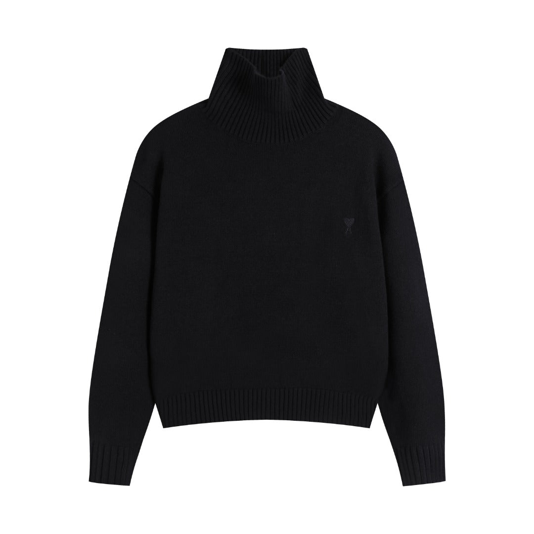 AMI PARIS Cotton and wool sweater