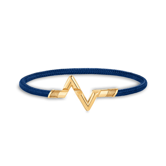 18K Louis Vuitton Volt Upside Down Play Blue Bracelet