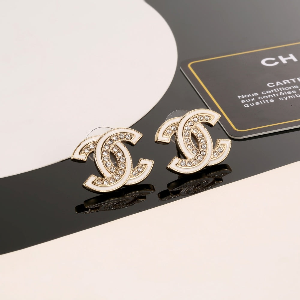 Chanel Double C Earrings