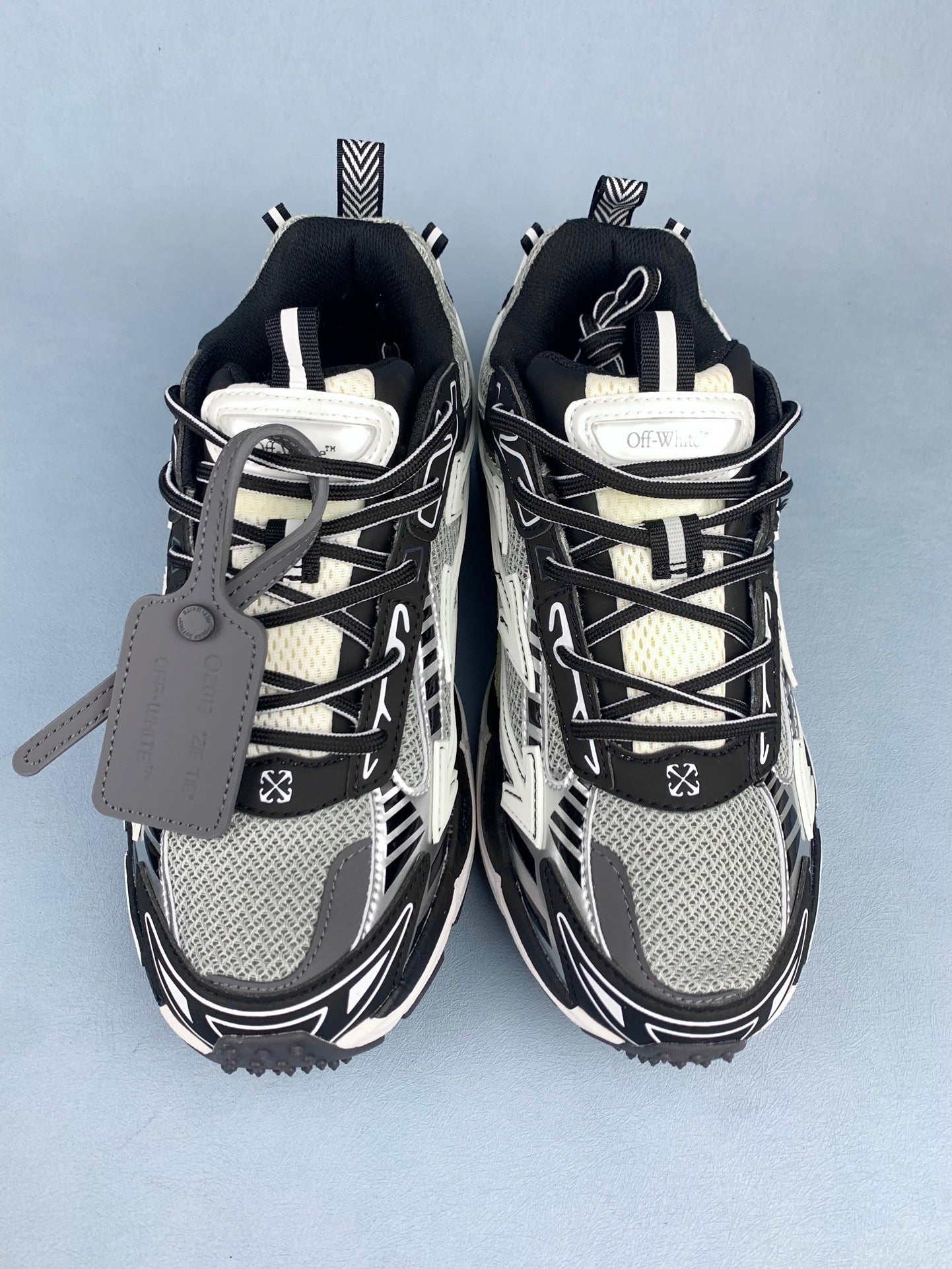 Off   Black and Grey Sneakers