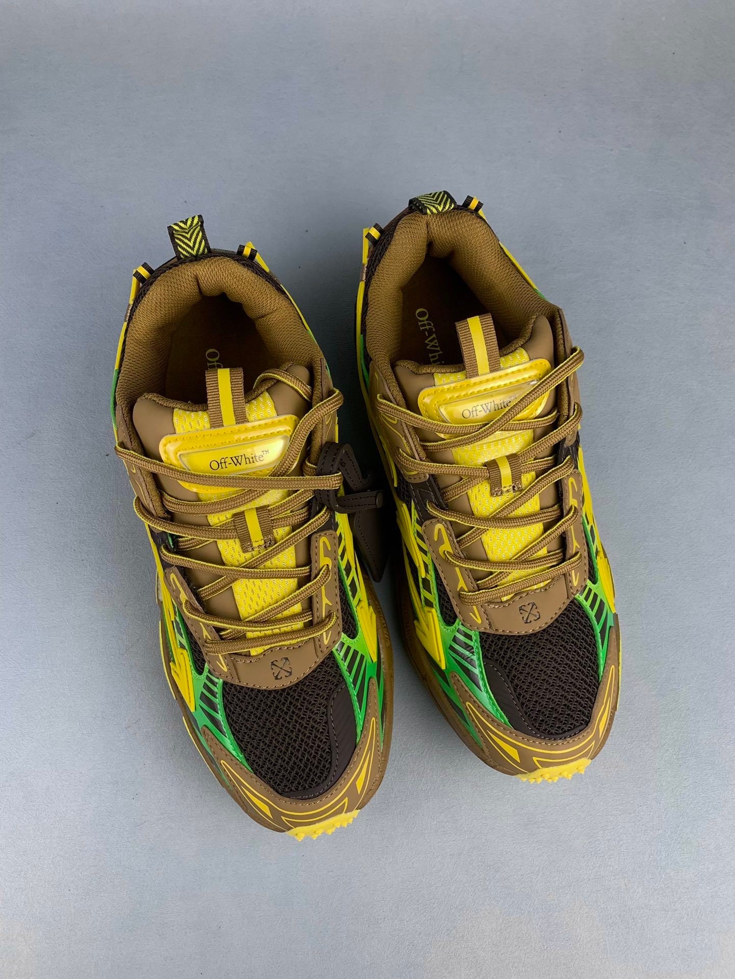 Off  yellow sneakers