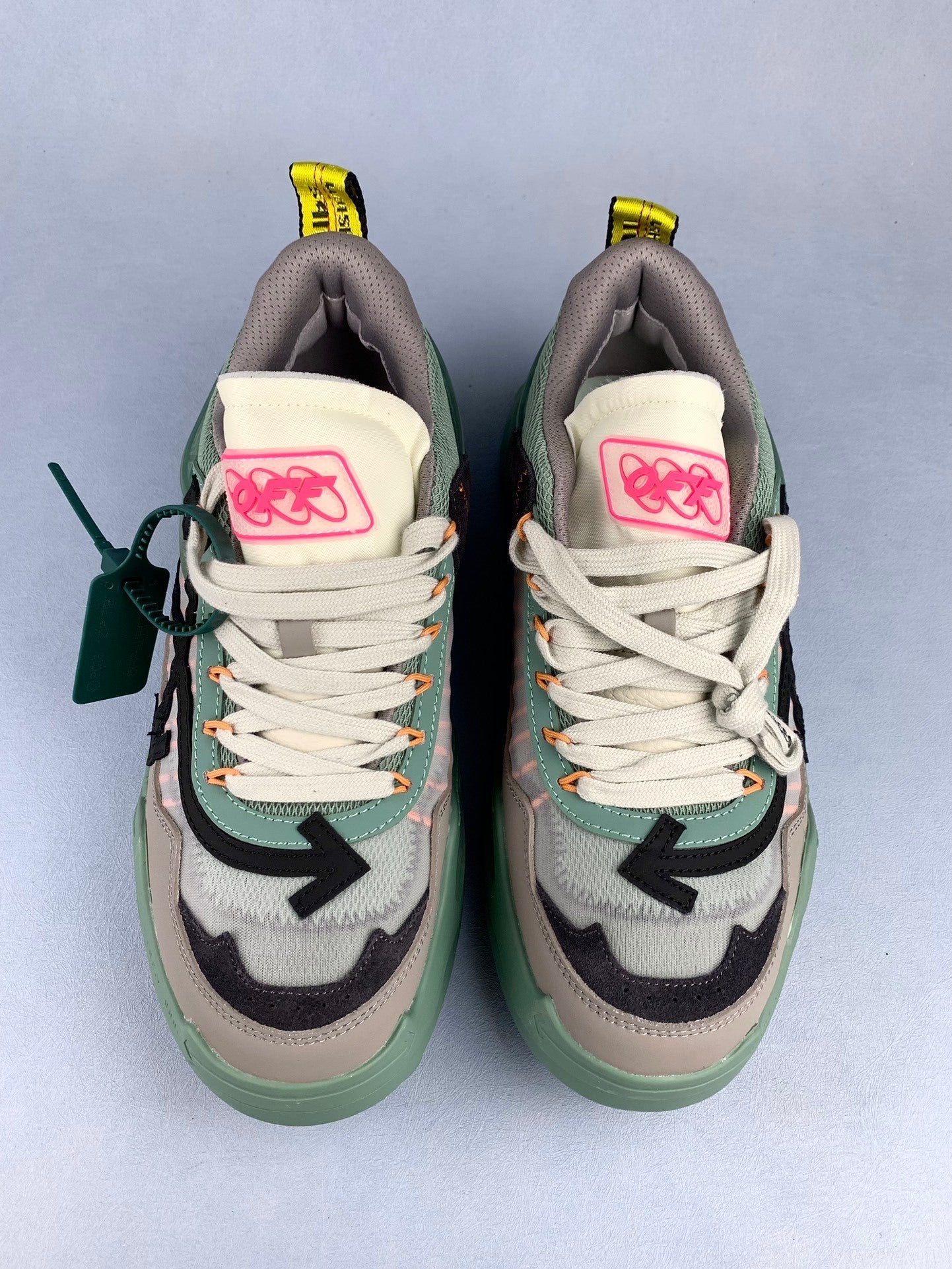 Off  Grey-Green Sneakers