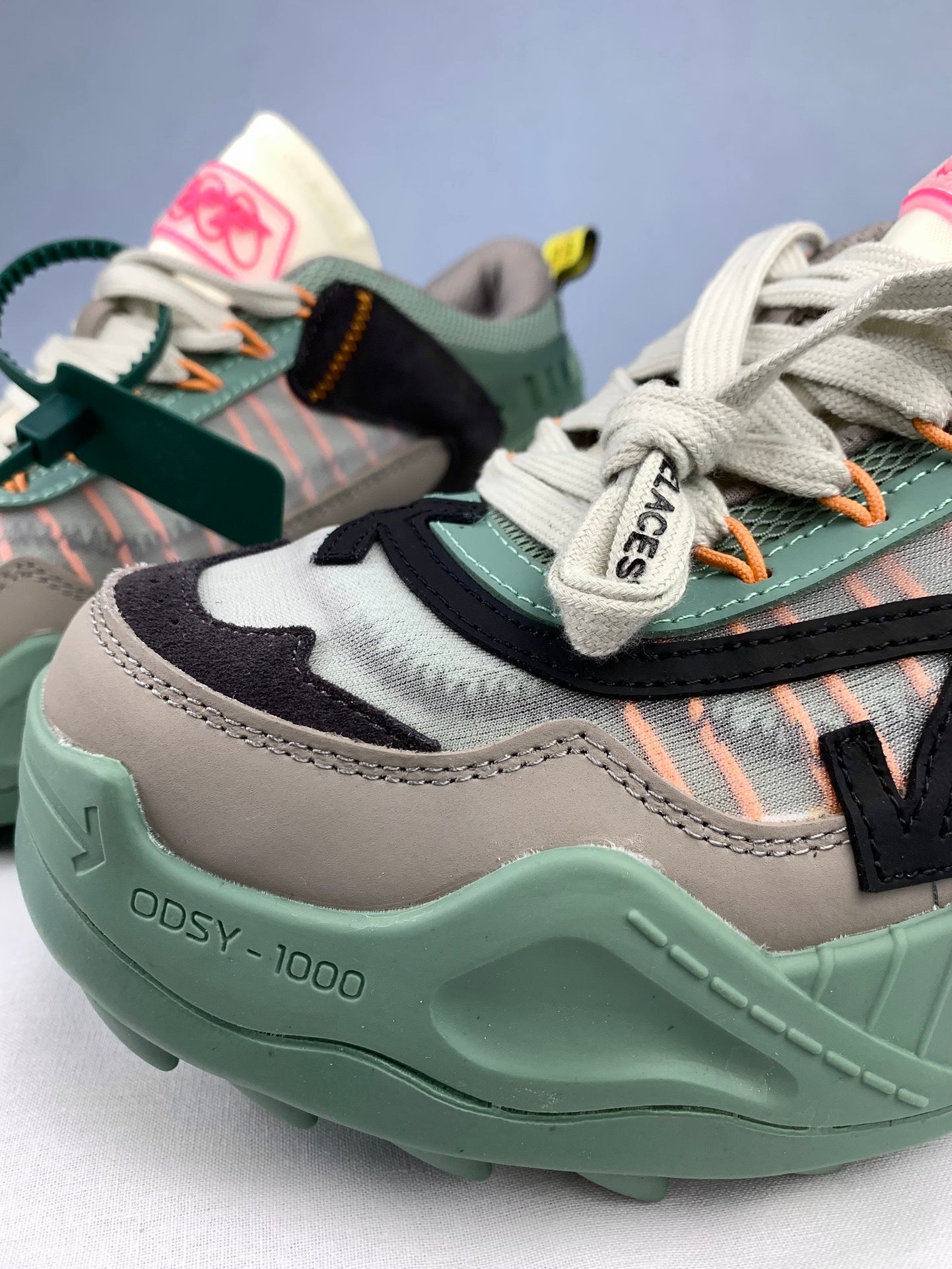 Off  Grey-Green Sneakers