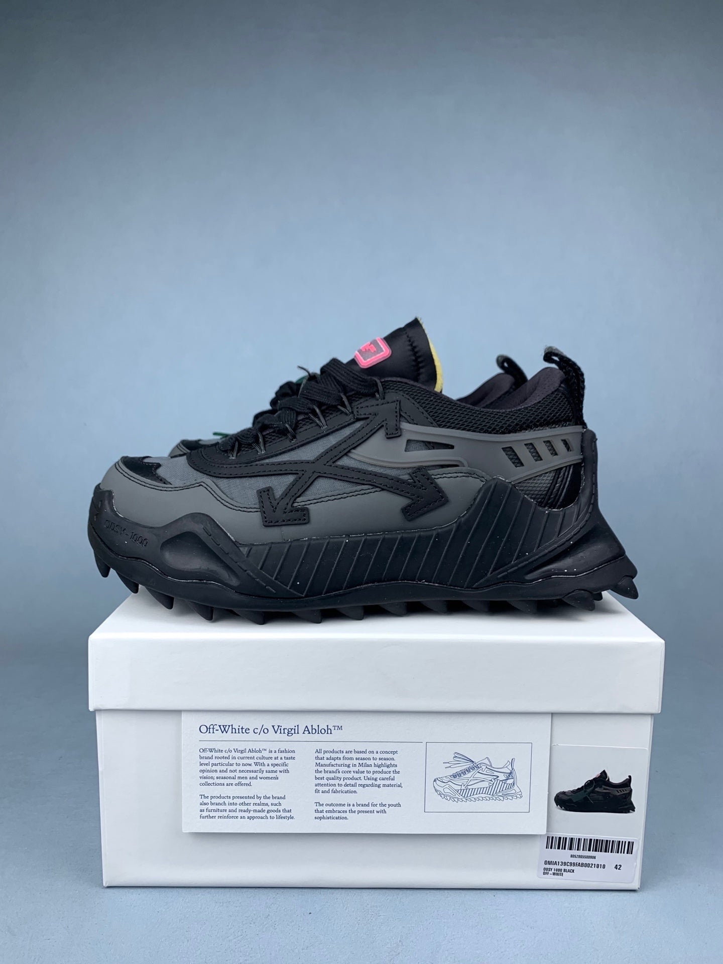 Off  Black and Grey Sneakers