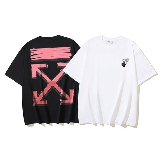 OFF Arrow Logo Cotton T-shirt-1182