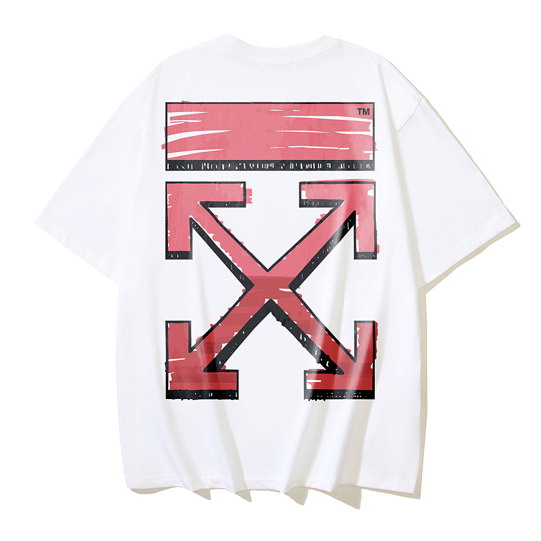 OFF Arrow Logo Cotton T-shirt-1182