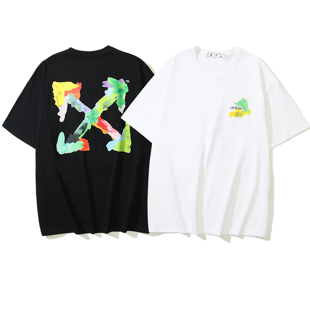 OFF Arrow logo print T-shirt#3