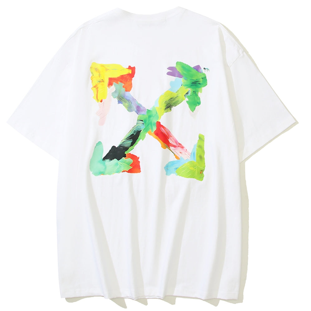 OFF Arrow logo print T-shirt#3