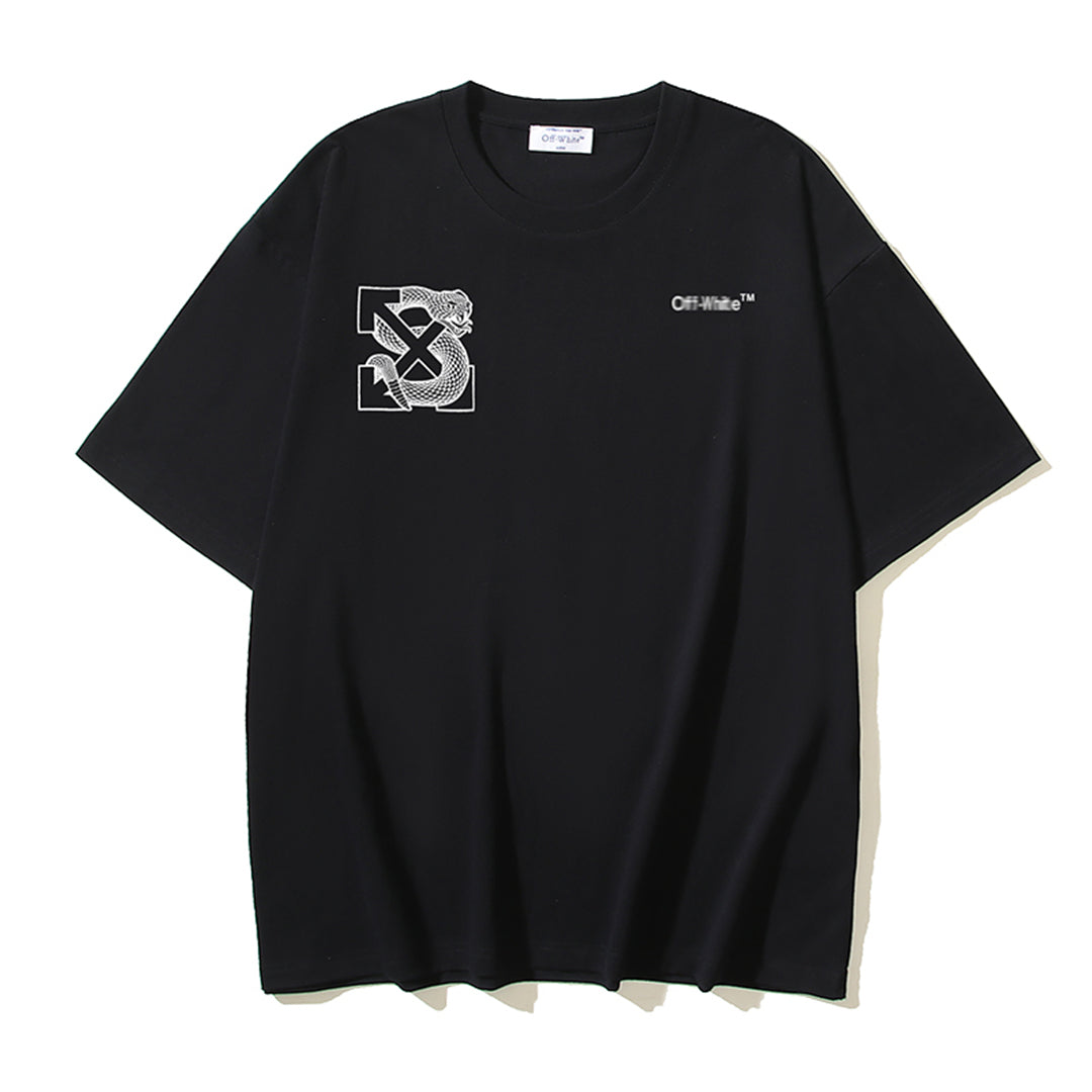 OFF Snake Print T-shirt