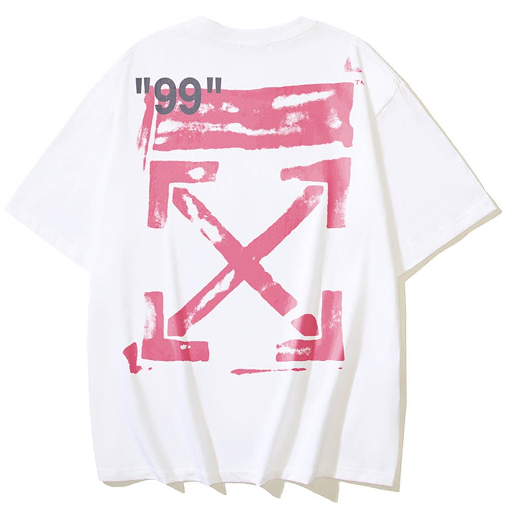 OFF Arrow logo print T-shirt#2