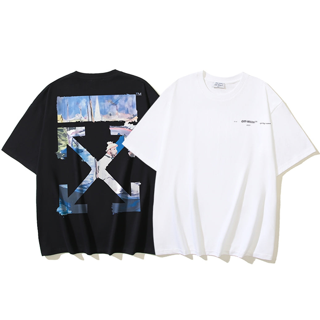 OFF Arrow logo print T-shirt
