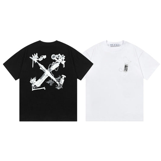 OFF Arrow Logo Cotton T-shirt#1050
