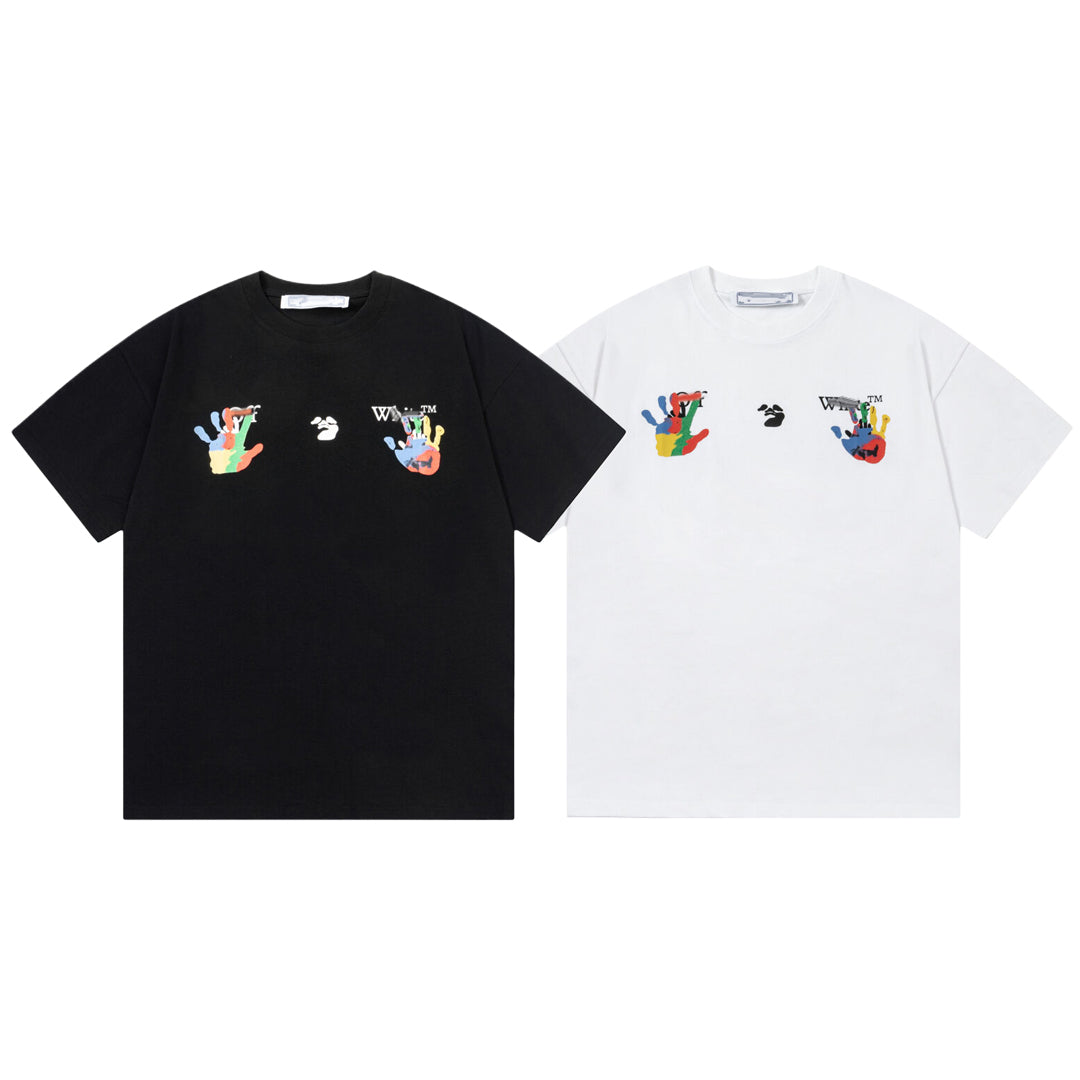 OFF Arrow Logo Cotton T-shirt#1002