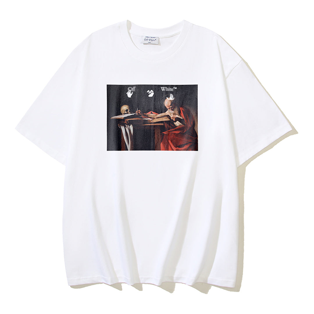 OFF Arrow Logo Cotton T-shirt-1020