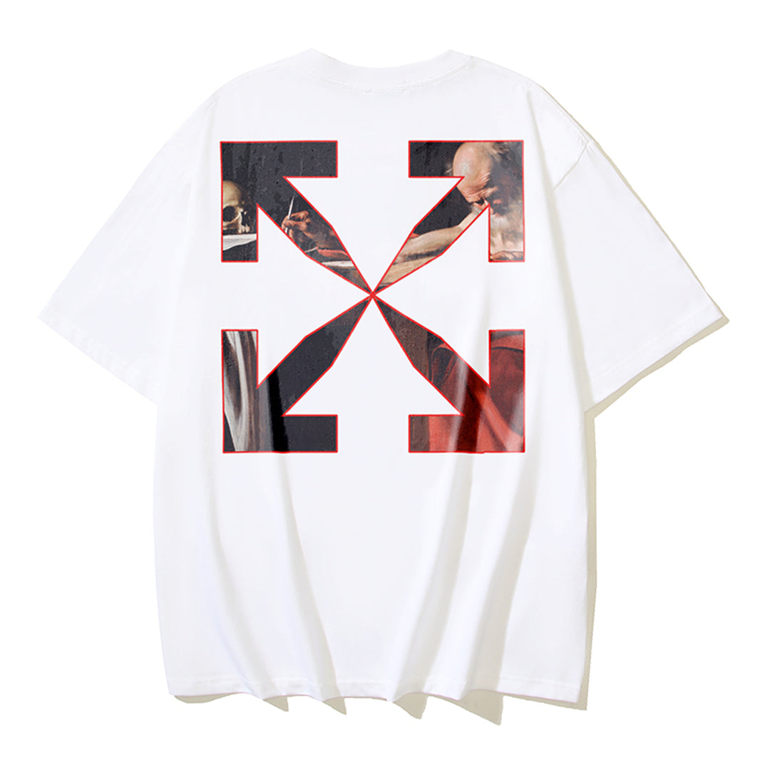 OFF Arrow Logo Cotton T-shirt-1020