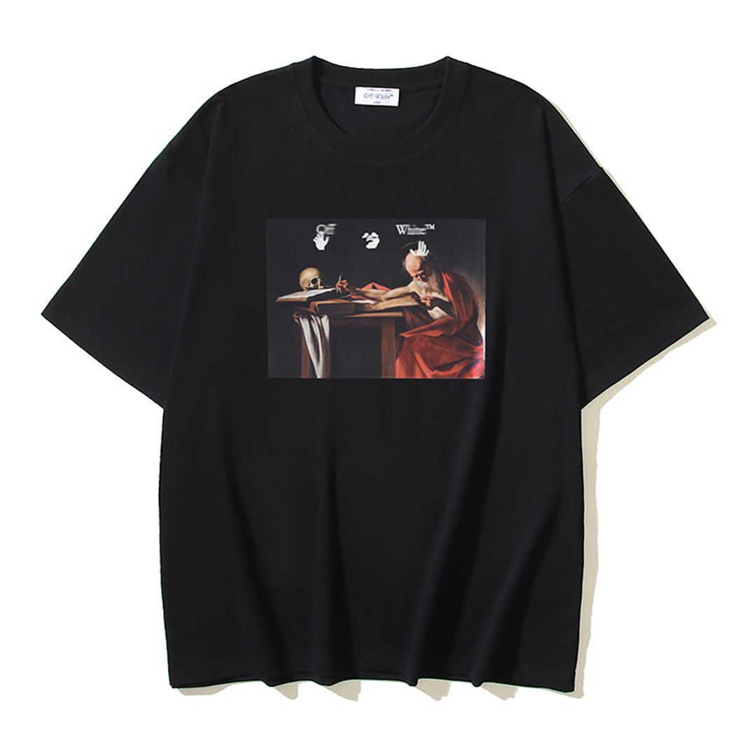 OFF Arrow Logo Cotton T-shirt-1020