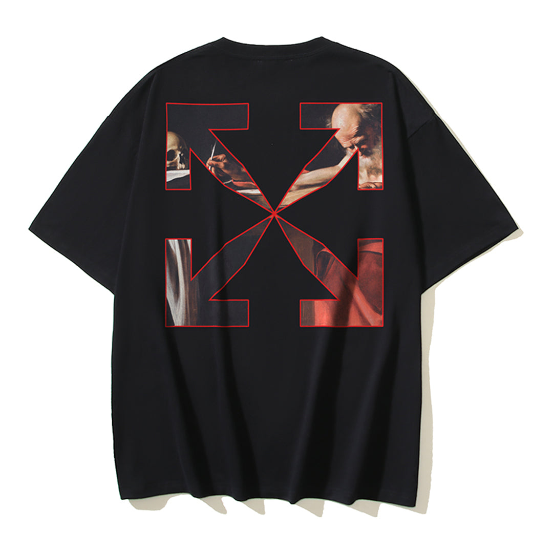 OFF Arrow Logo Cotton T-shirt-1020