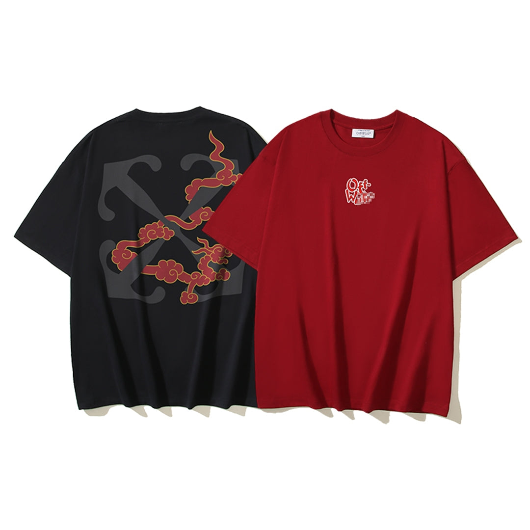 OFF Arrow Logo Cotton T-shirt#198