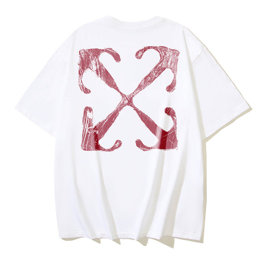 OFF Arrow Logo Cotton T-shirt-182