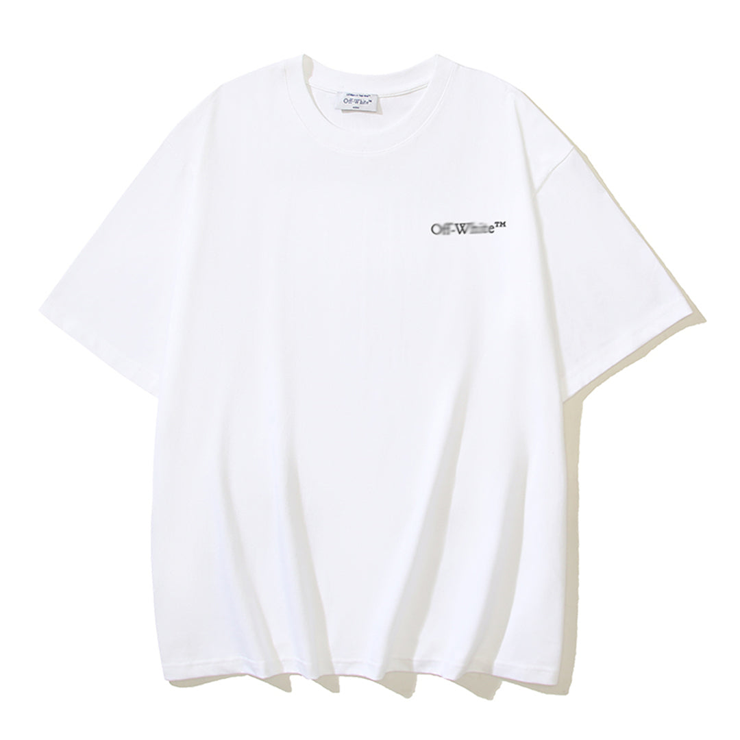 OFF Arrow Logo Cotton T-shirt-182