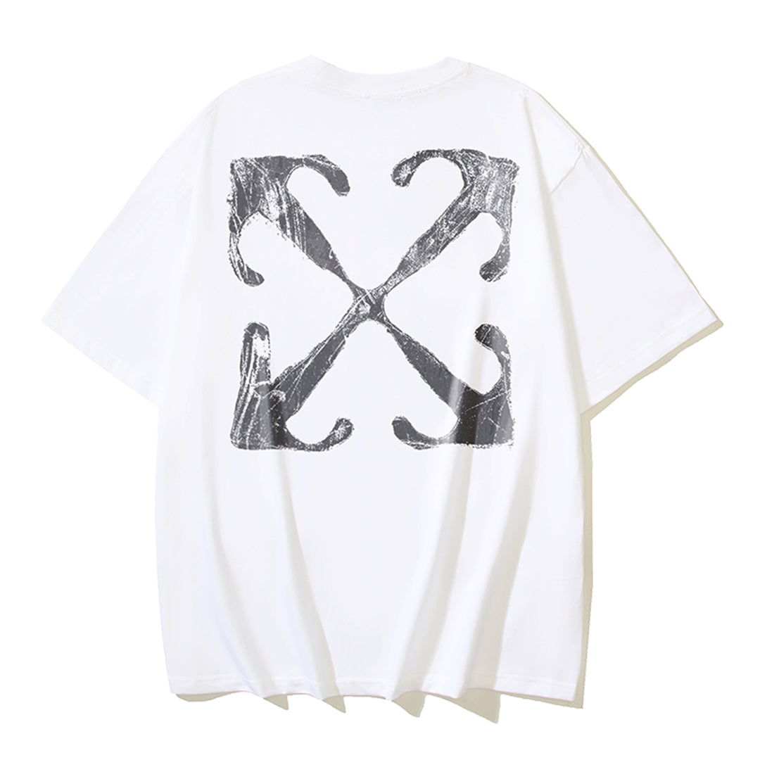 OFF Arrow Logo Cotton T-shirt-182