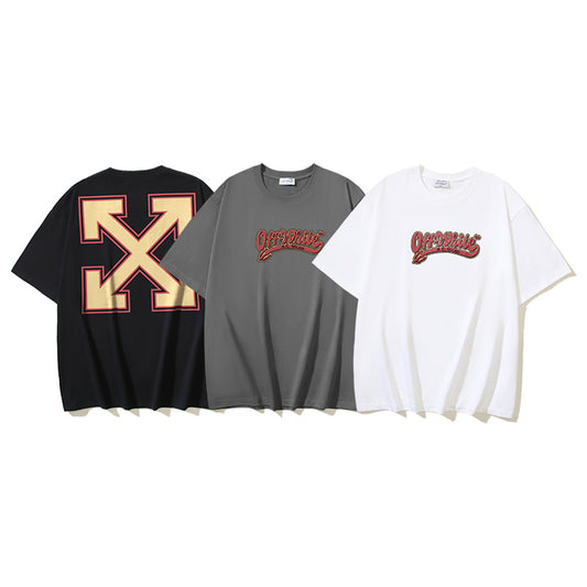 OFF Arrow Logo Cotton T-shirt-1151