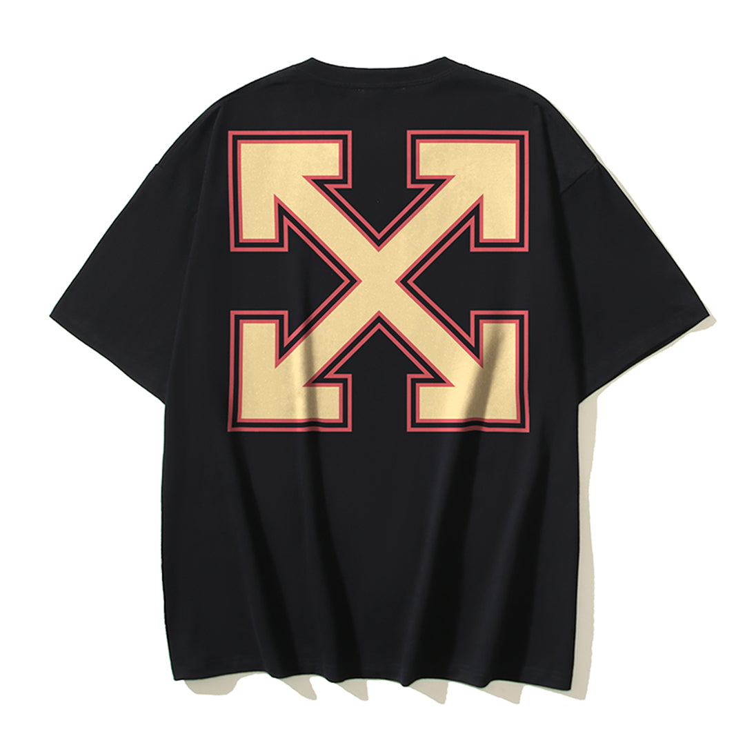 OFF Arrow Logo Cotton T-shirt-1151