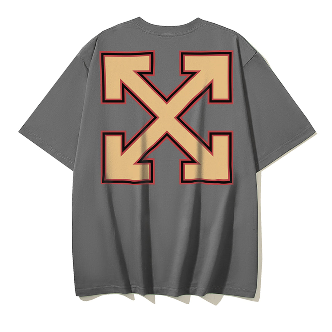 OFF Arrow Logo Cotton T-shirt-1151
