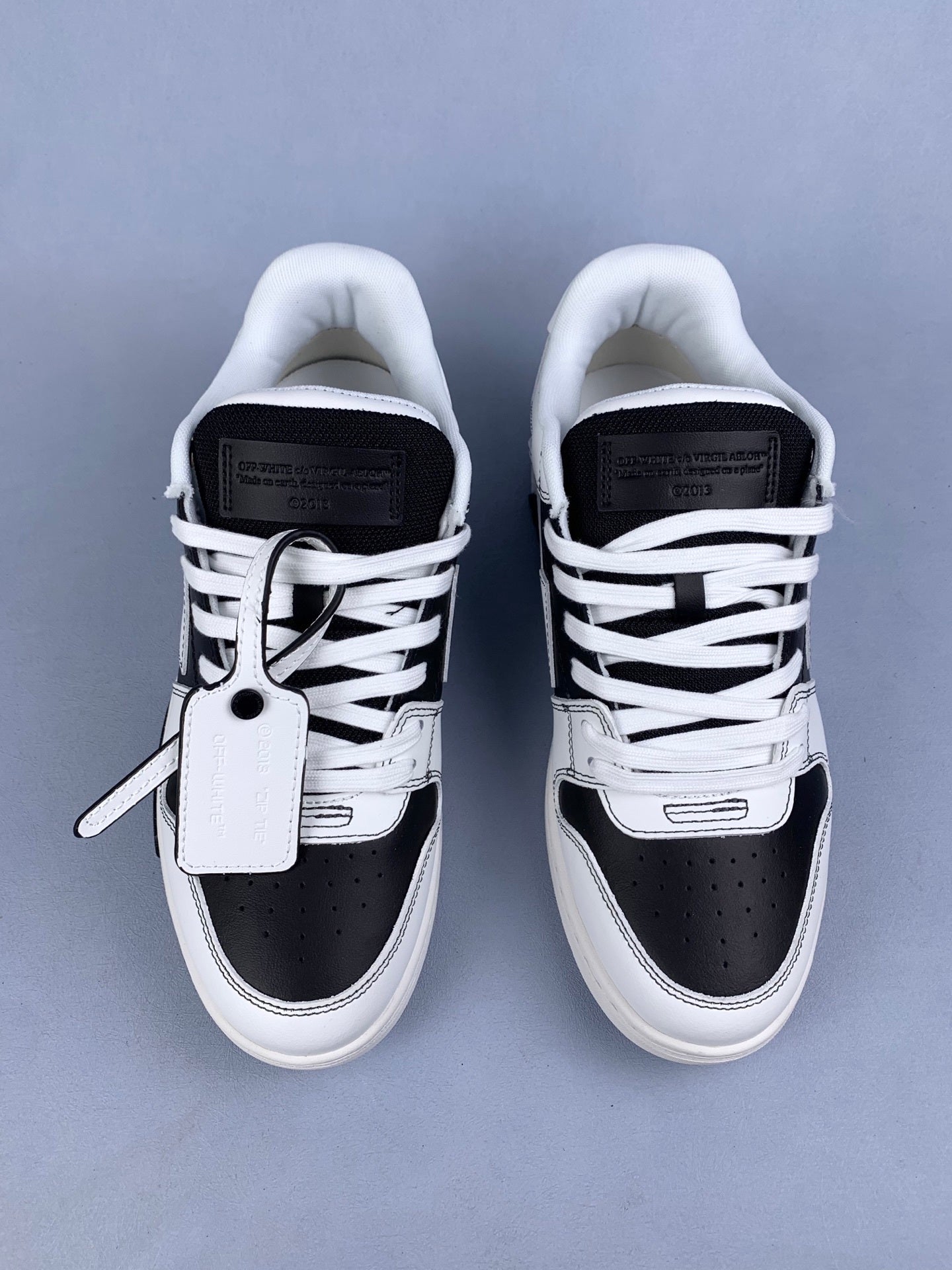 Off  White and Black Sneakers