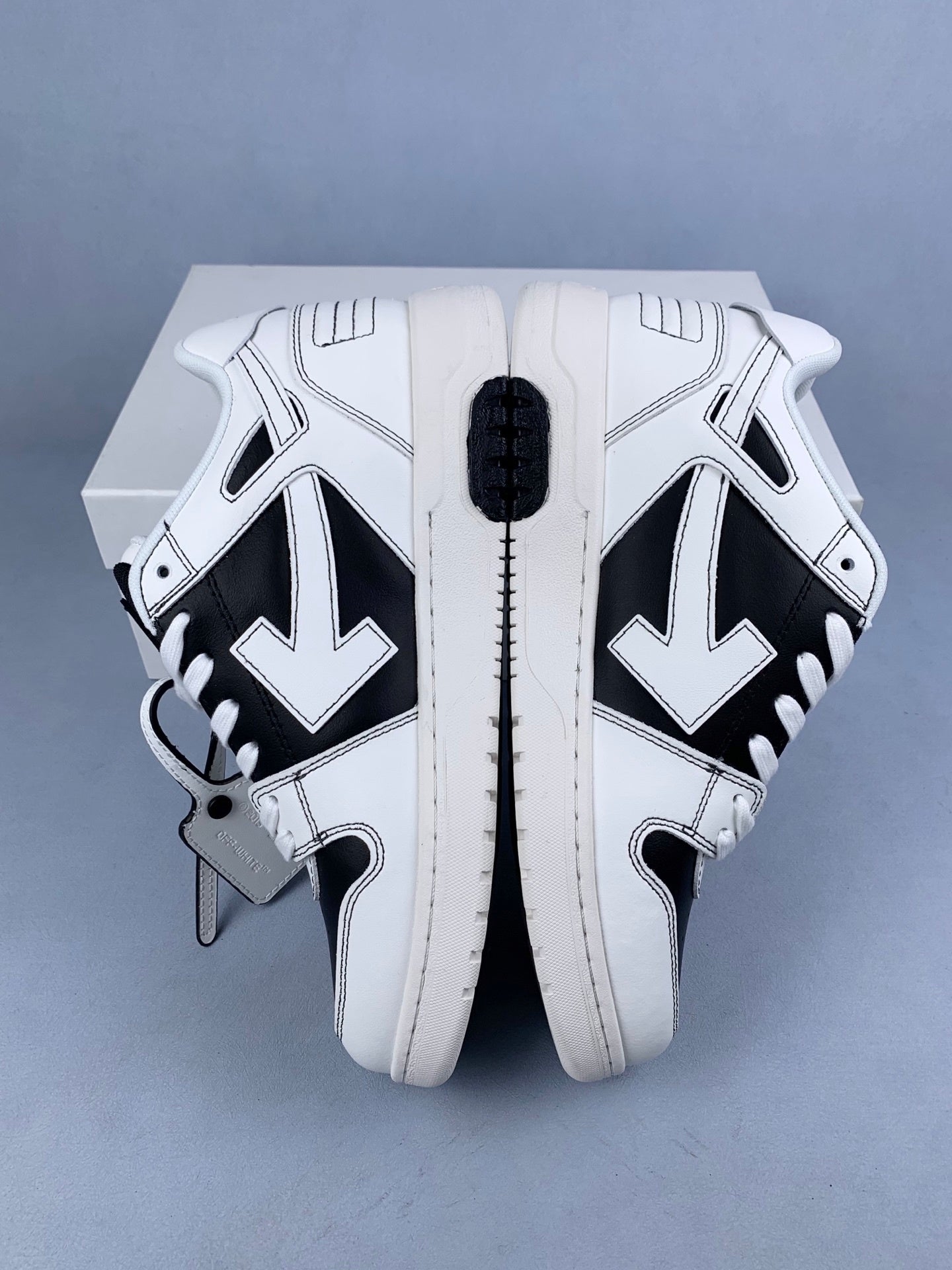 Off  White and Black Sneakers