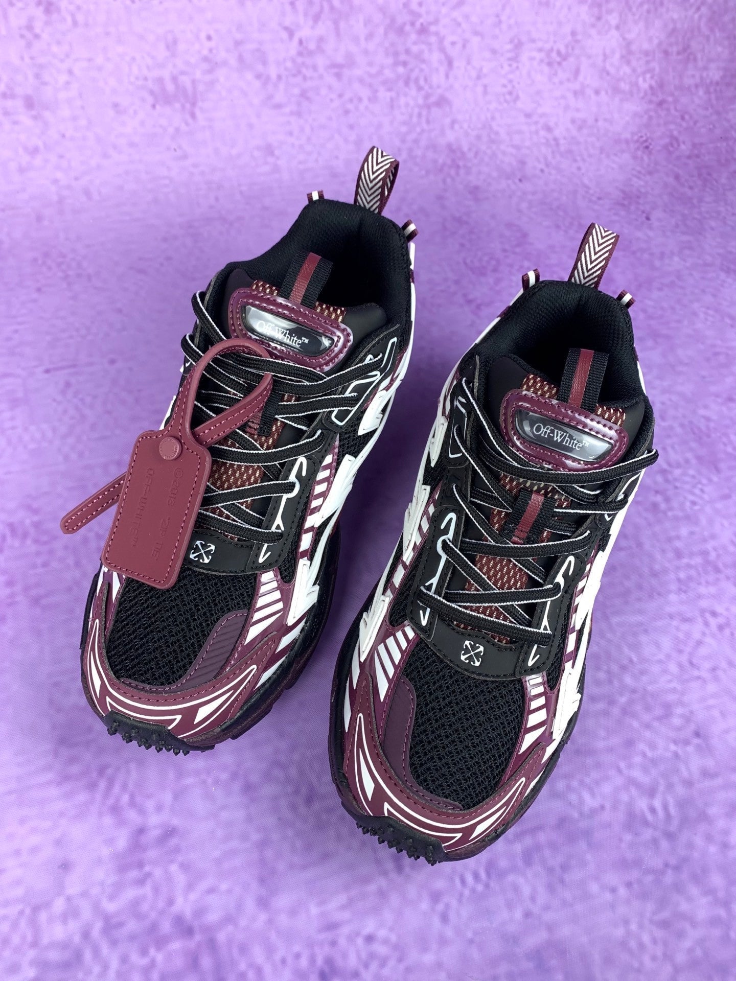 Off  Burgundy Sneakers