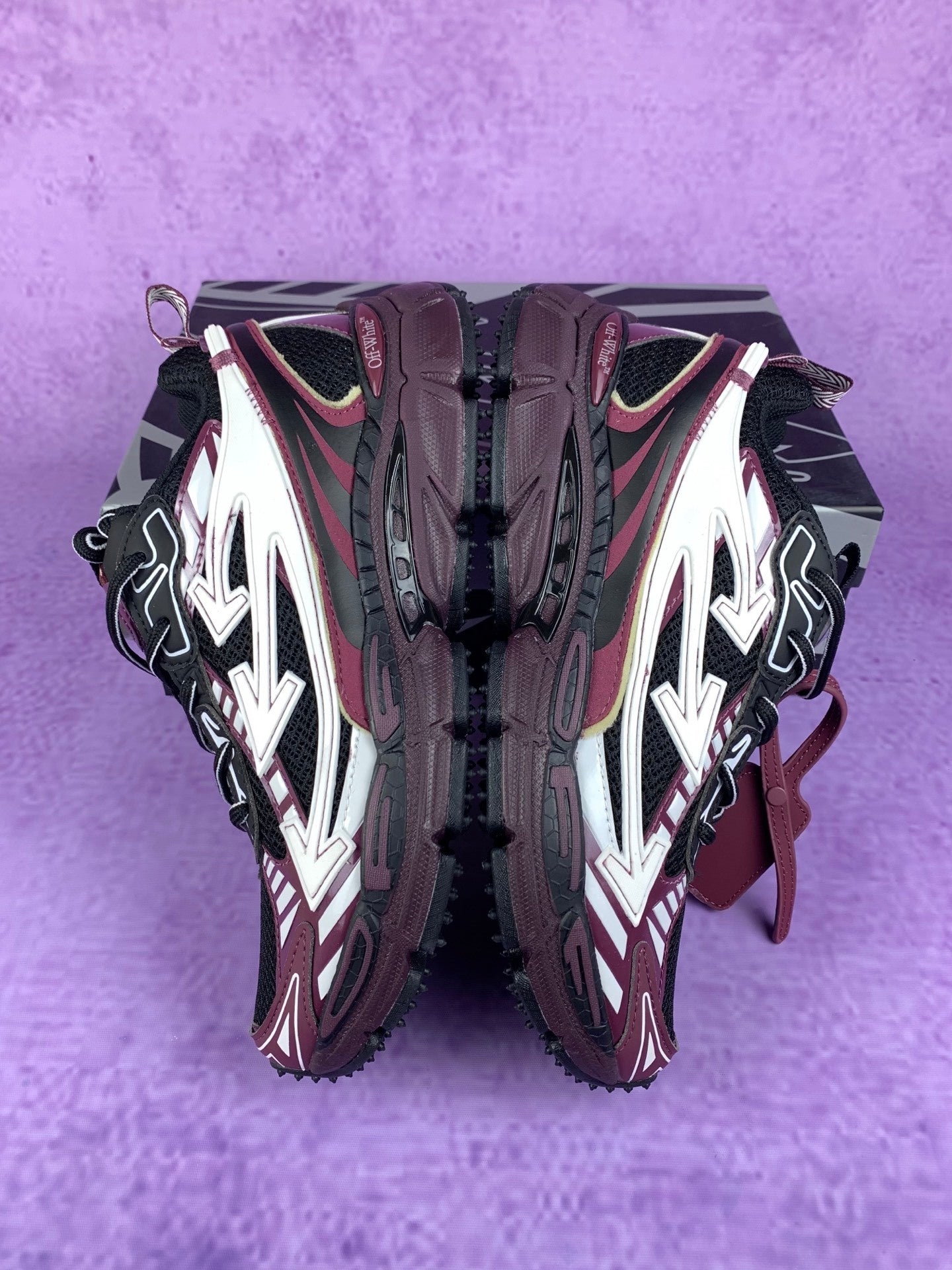 Off  Burgundy Sneakers
